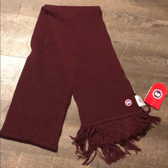 canada goose red scarf canada goose red scarf